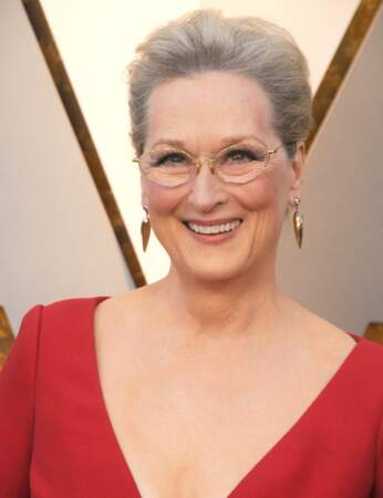 Meryl Streep avec les cheveux gris 