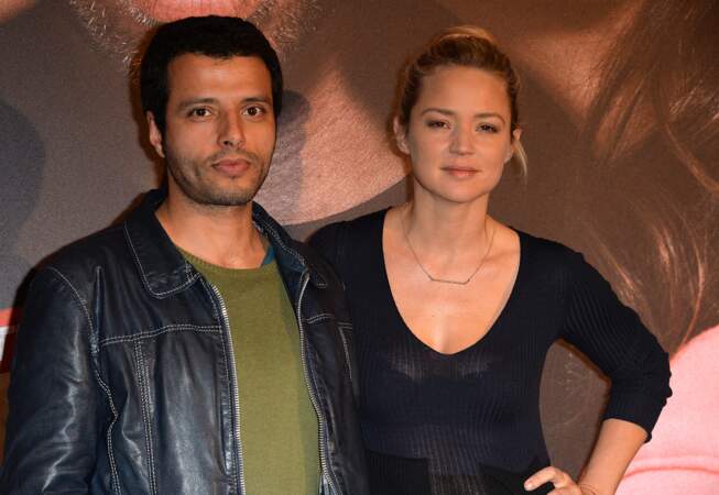 Sortie en couple à l'avant-première du film "Situation amoureuse : c'est compliqué ",  au cinéma UGC Normandie à Paris, le 17 mars 2014.