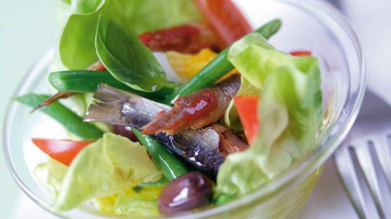 Salade de sardines à la niçoise