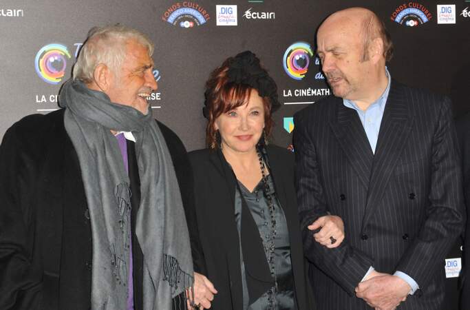 Jean Paul Belmondo, Marlene Jobert et Jean Paul Rappeneau à Paris (2012)