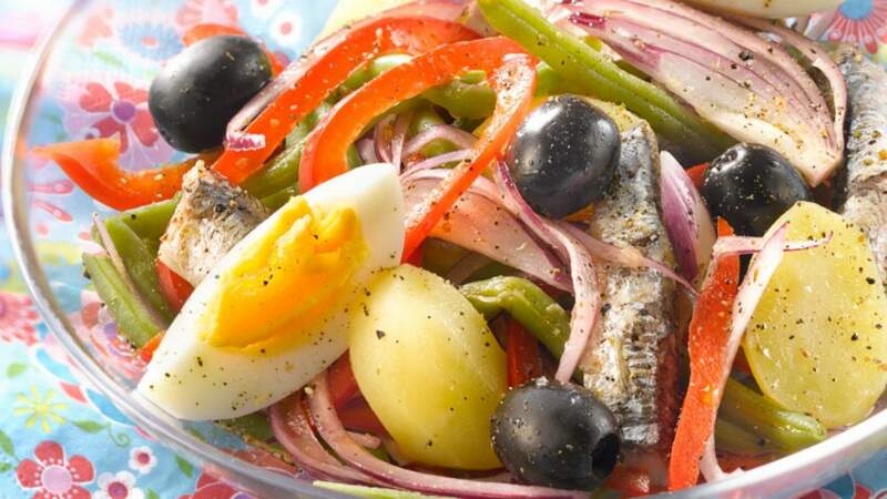 Salade provençale aux sardines