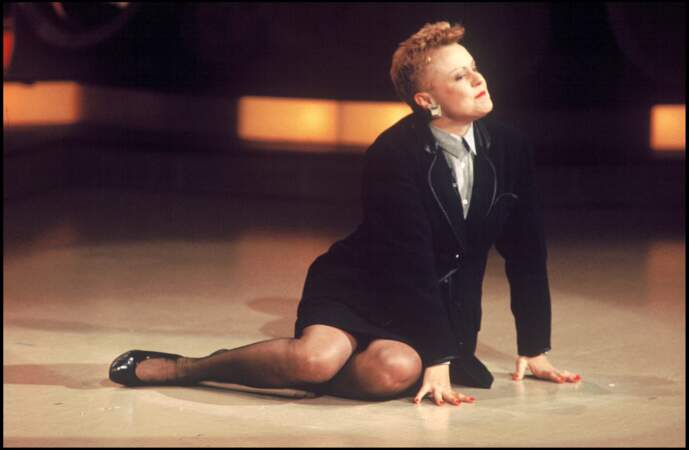 Muriel Robin, invitée sur le plateau de "Sebastien, c'est fou" (1989)