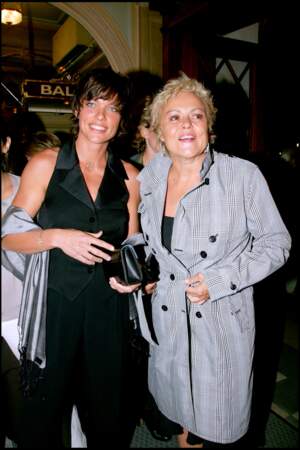 Muriel Robin et sa compagne Anne Le Nen au théâtre Edouard VII (2006)