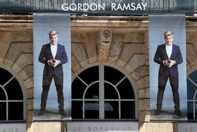 Le célèbre chef ouvre un second restaurant  "Le Bordeaux", à Bordeaux, le 21 juin 2016. Gordon Ramsay est déjà aux commandes du restaurant "Le pressoir d'Argent", à Bordeaux également
