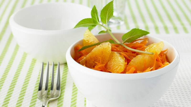 Recette de carottes râpées à l'orange