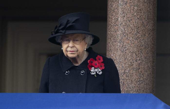 Elizabeth II à Londres le 8 novembre 2020
