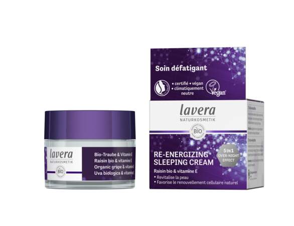 Re-energizing Sleeping cream, Lavera