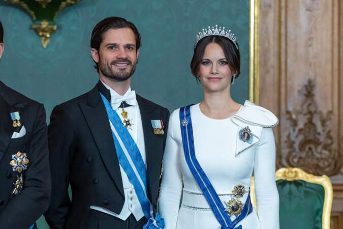 Le prince Carl Philip et Sofia de Suède...