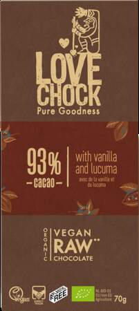Tablette de chocolat bio - Love Chock