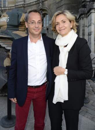 Valérie Pécresse et son mari Jérôme Pécresse lors de la représentation du spectacle "Ami entends-tu ?"...