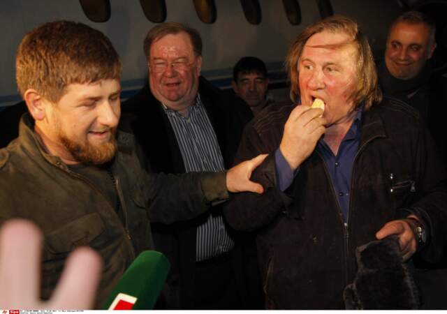 Gérard Depardieu et Ramzan Kadyrov