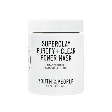 Le masque Superclay Purify + Clear Power Mask - Youth to the people