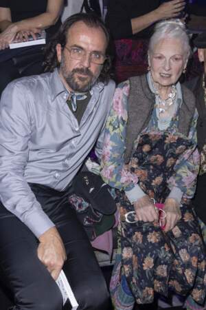 Vivienne Westwood (née en 1941) et son mari Andreas Kronthaler (né en 1966)...