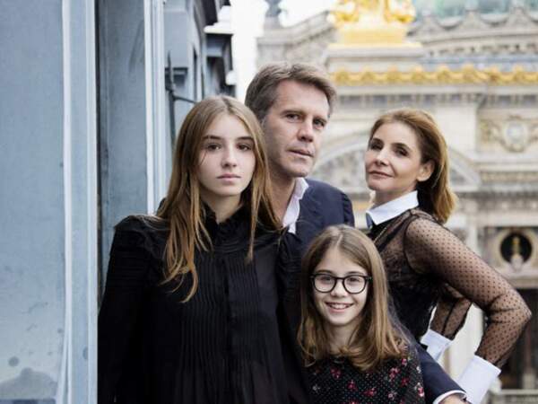 Carte de vœux de la famille princière de Savoie, les princesses Vittoria et Luisa, aux côtés de leurs parents le prince Emmanuel-Philibert de Savoie et Clotilde Courau, pour l'année 2020, le 1er janvier 2020.