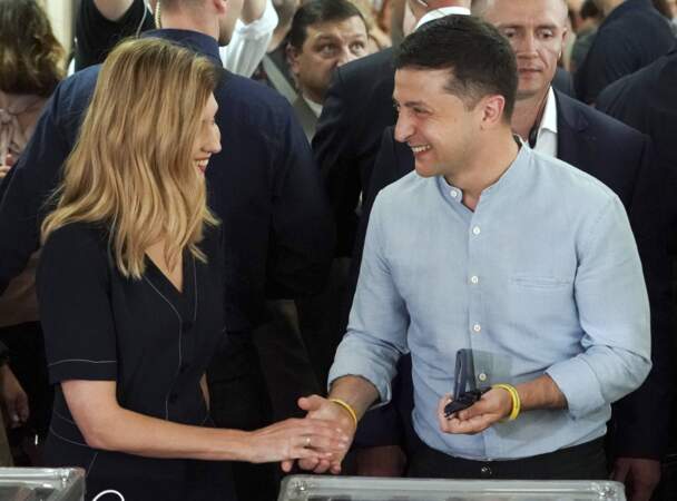 Le 21 juillet 2019, le couple vote à Kiev pour les élections législatives anticipées.