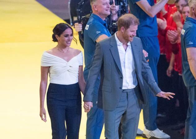 Le prince Harry et Meghan Markle semblaient très heureux d'assister à cet événement.