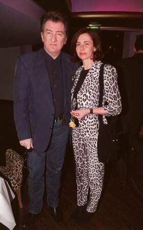 Eddy Mitchell et sa femme Muriel Bailleul : 1999