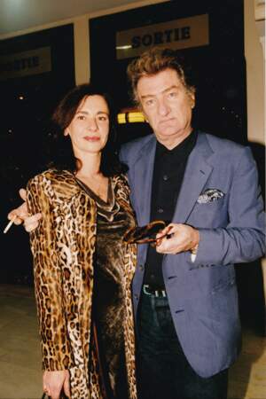 Eddy Mitchell et sa femme Muriel Bailleul : 1998