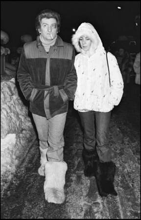 Eddy Mitchell et sa femme Muriel Bailleul : 1981