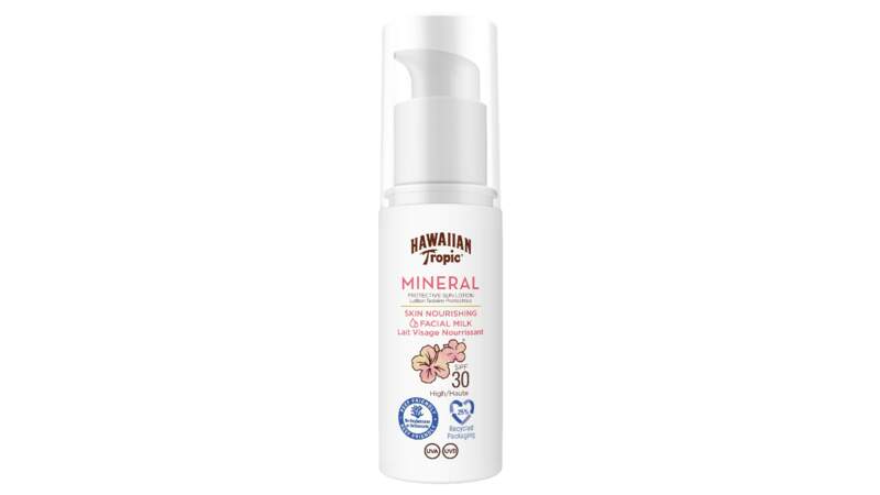 Lotion solaire protectrice SPF30 visage, Hawaiian Tropic