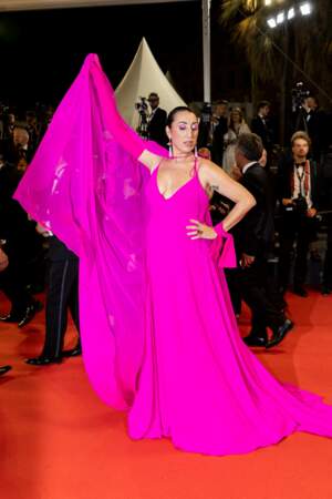 Cannes 2022 : Rossy de Palma en rose