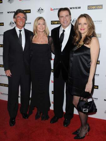 Olivia Newton-John, John Travolta et Kelly Preston