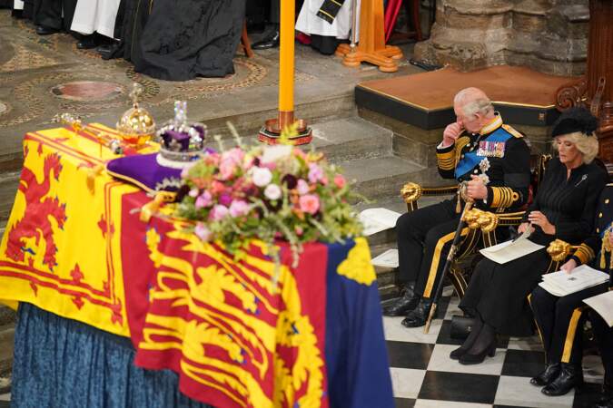 Service funéraire à l'Abbaye de Westminster pour les funérailles d'Etat de la reine Elizabeth II d'Angleterre