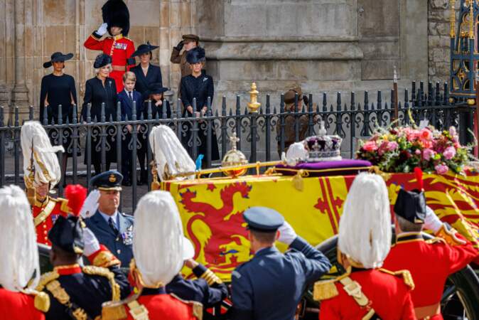 Funérailles d'Elizabeth II : les images de la princesse Charlotte