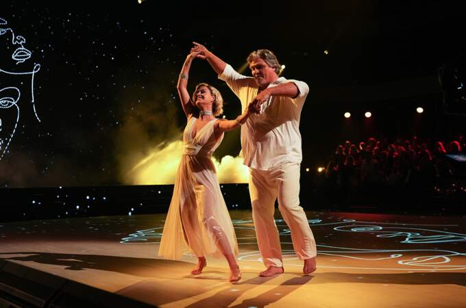 David Douillet et Katrina Patchett sur le premier prime de "Danse avec les stars".