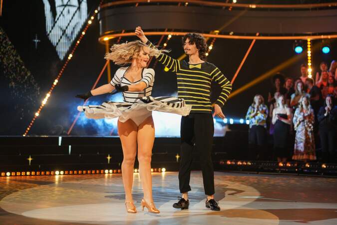 Alizée Bois et Theo Fernandez sur le deuxième prime de "Danse avec les stars".