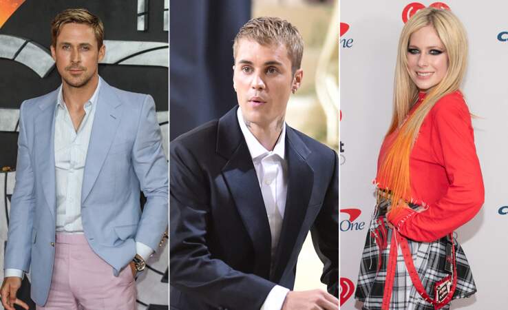 Ryan Gosling, Justin Bieber et Avril Lavigne