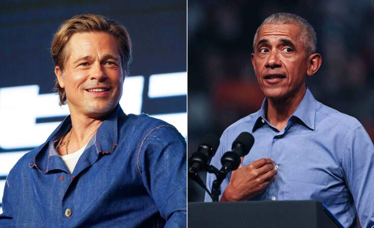 Brad Pitt et Barack Obama