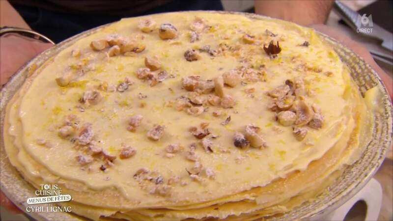 Un dessert gourmand et festif : le gâteau de crêpes à la crème citron de Cyril Lignac 