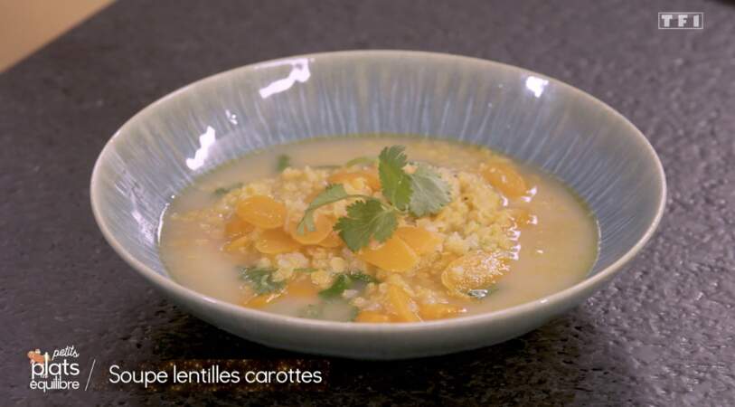 Soupe de lentilles corail et carottes : la recette savoureuse et petit prix de Laurent Mariotte