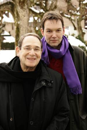 Robert Hossein et son fils aîné Pierre