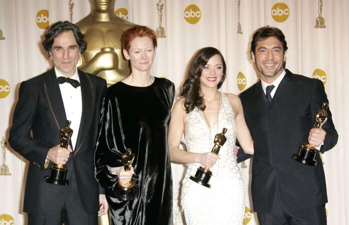 Marion Cotillard, avec Javier Bardem, Daniel Day Lewis et Tilda Swinton