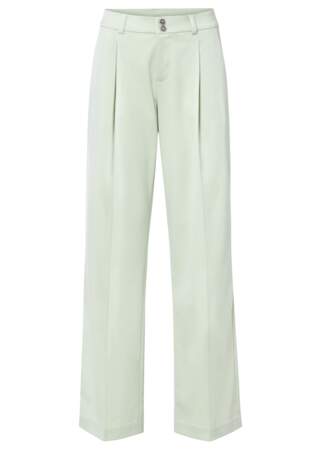 Pantalon large à pinces avec polyester recyclé, 25,99€