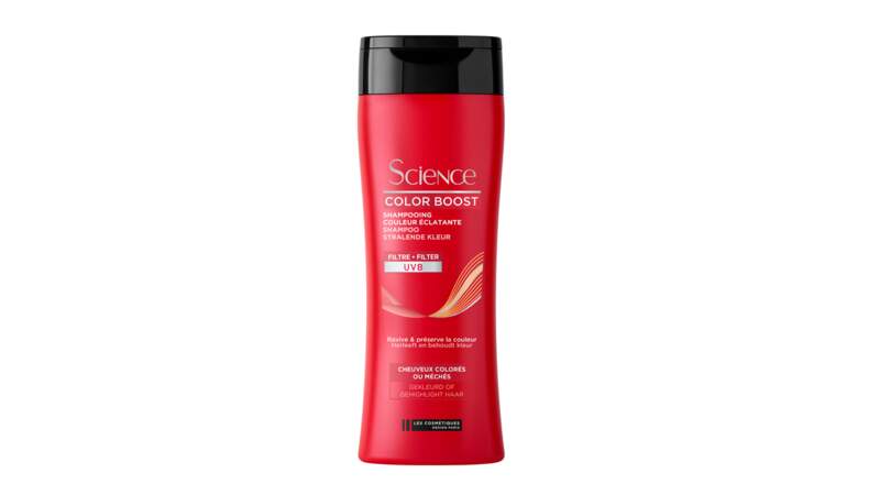 Un shampooing pour cheveux colorés ou méchés bruns