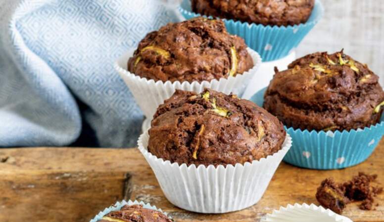 Muffins chocolat-courgettes