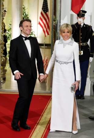 ... à l'occasion de la visite d'état du président Emmanuel Macron et de Brigitte Macron le 1er décembre 2022.