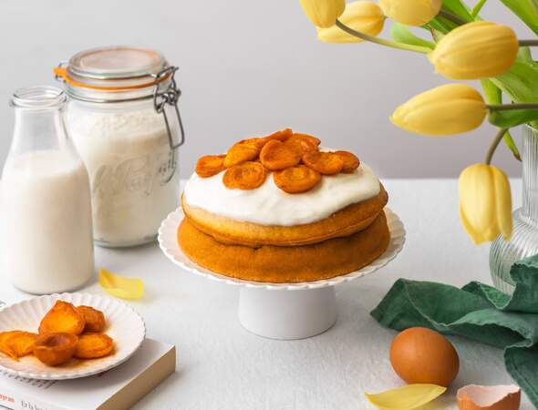 Gâteau au yaourt à l'abricot