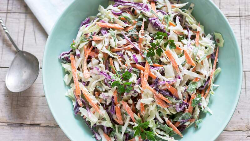 Coleslaw : la salade vitaminée et facile à faire de Julie Andrieu
