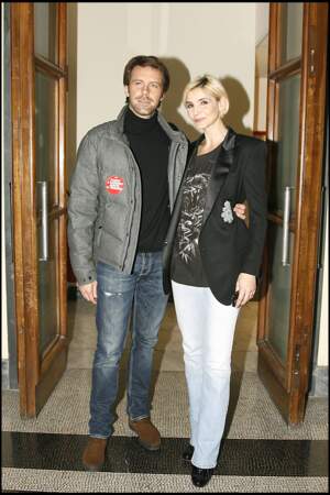 Le couple à l'auditorium de la RAI, à Rome, le jour de leur participation à "Ballando con le stelle".