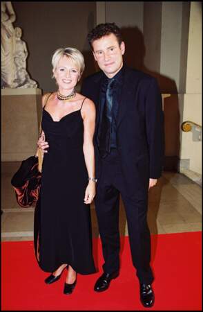 Sophie Davant et Pierre Sled lors de la soirée des "7 d'Or" en octobre 2000.