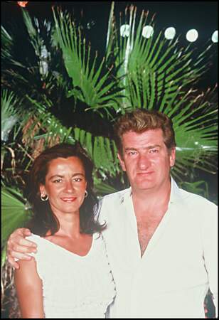 Eddy Mitchell et sa femme Muriel Bailleul : 1987