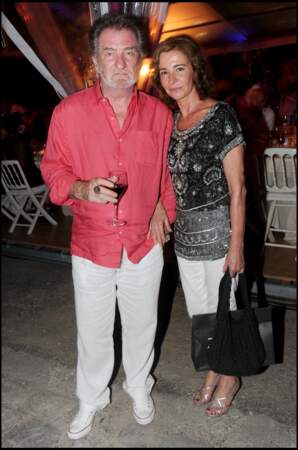 Eddy Mitchell et sa femme Muriel Bailleul : 2010