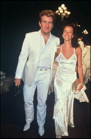 Eddy Mitchell et sa femme Muriel Bailleul : 1988