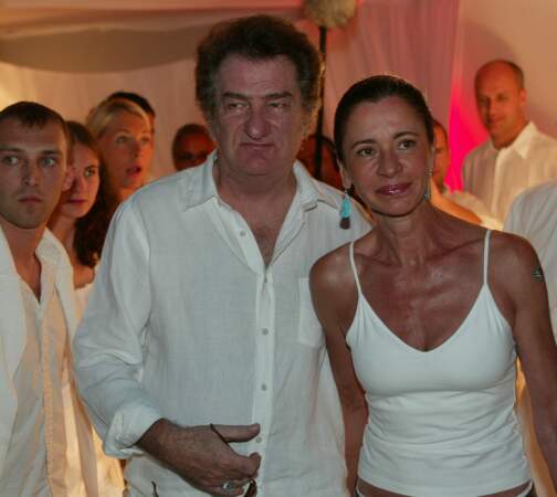 Eddy Mitchell et sa femme Muriel Bailleul : 2002