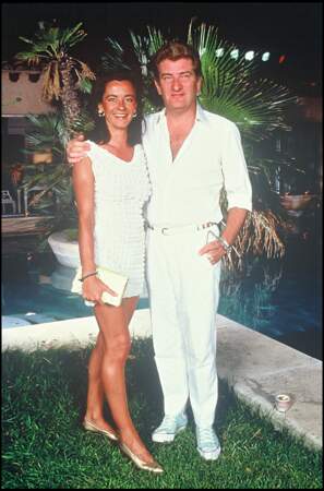 Eddy Mitchell et sa femme Muriel Bailleul : 1987