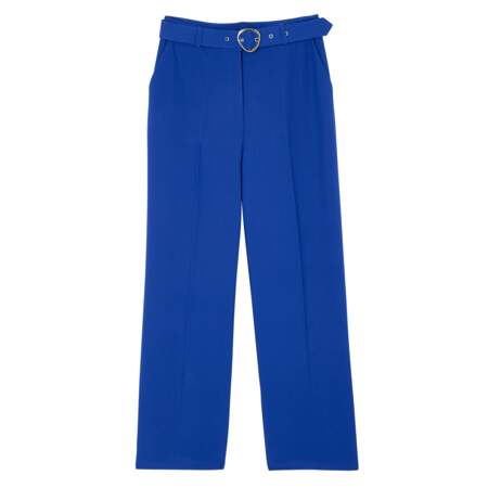 Pantalon bleu Klein